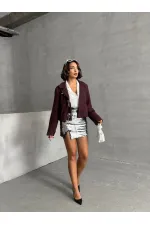 Veste Ionized Wholesale - Rouge bordeaux | TOPSHOW | F1822