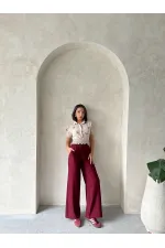 Bow-Tie Linen Wholesale Shirt - Stone | Topshow