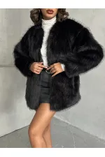 Topshow Siyah Peluş Toptan Kaban | F1608