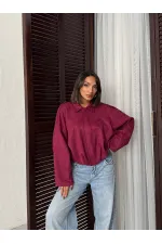 Topshow Scuba Süet Mont - Bordo | F2017