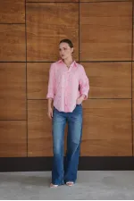 Corded Wholesale Shirt - Pink | F2079 - Topshow