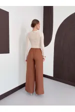 Kahve Toptan Pantolon | d2381 Topshow
