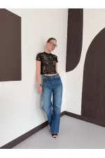 D 3007 GÜPÜR T SHIRT - SİYAH