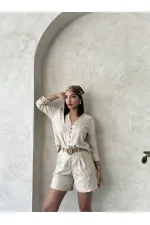 Shorts brodés en gros - Pierre | Topshow