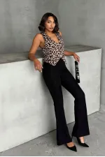 Toptan Yelek - Taş Siyah | TOPSHOW | F1699