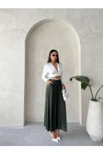 Uzun Etek Haki | Topshow | F1913