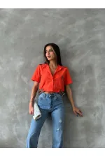 Chemise Topshow Orange Belt détaillée en gros