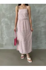 Topshow Powder Strap Ankle Length Wholesale Dress