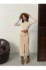 Jupe en velours côtelé Topshow en gros - Pierre | F2033