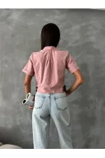 Topshow Powder Belt Detailed Wholesale Shirt