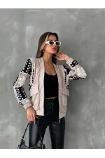 Veste en gros avec détail Gubur - Pierre | TOPSHOW | F1493