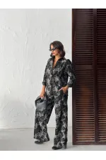 Topshow Embroidered Linen Wholesale Shirts - Black | F2009