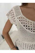 Topshow Raw Lace Wholesale Blouse