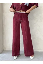 Pilise Wholesale Trousers - Claret Red | Topshow