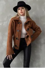 Cotton Plush Wholesale Polar Fleece - Tan | TOPSHOW | F1536