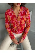 Wholesale Shirt - Red | TOPSHOW | F1289