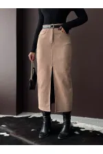 Jupe en daim de vison Topshow en gros