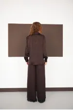 Long-Sleeved Wholesale Shirts - Brown | F2101 - Topshow