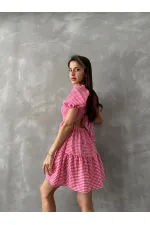 Topshow Red Pitikare Wholesale Dress