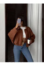 Topshow Scuba Süet Mont - Taba | F2017