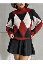 K- Triko Toptan Kazak - Bordo | TOPSHOW | K-172