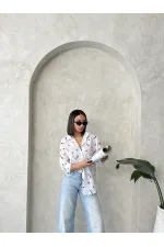 Chemise en voile brodée rouge en gros | Topshow | F1911