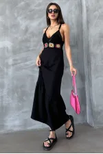 Topshow Black Wholesale Bustier Wholesale Dress