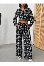 Pantalon brodé Süzüne - Noir | Topshow | F1927