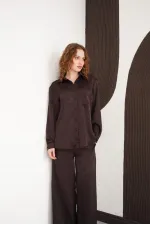 Long-Sleeved Wholesale Shirts - Brown | F2101 - Topshow