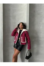 Manteau en peluche en gros - Noir Fuji | TOPSHOW | F1814