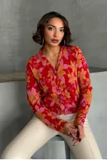 Wholesale Shirt - Red | TOPSHOW | F1289