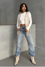 Topshow Stone Tassel Drop Wholesale Vest | F1806