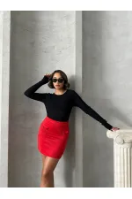 Cepli Toptan Etek - Kırmızı | TOPSHOW | F1572