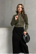 Suede Wholesale Skirt - Black | TOPSHOW | F1761