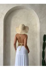 Topshow Sarı Dantel Toptan Büstiyer