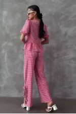 Pantalons Topshow Fuchsia Pitikare en gros