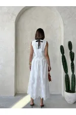 Embroidered Skirt - White | Topshow