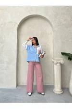 Pantalons en lin poudré Topshow en gros