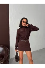 Chemisier à paillettes Topshow Coffee pour barbe en gros