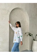 Nakışlı Vual Toptan Gömlek - Desen 2 | TOPSHOW | F1875