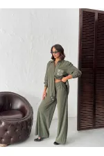 Topshow Fitilikadife Pantolon - Haki | F1996