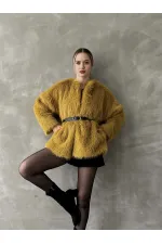 Peluş Toptan Kaban - Yağ Yeşili | TOPSHOW | F1608