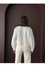 Chemises brodées pour femmes en gros – Style bohème chic – JAUNE DSN2