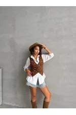 Toptan Yelek - Kamel Kahve | TOPSHOW | F1699