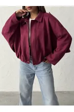 Topshow Scuba Süet Mont - Bordo | F2017