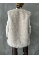 Topshow Taş Tüylü Toptan Yelek | F1567