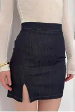 Kot Etek - Lacivert | D3029 Topshow