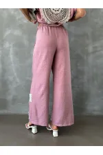 Topshow Pudra Bağcıklı Toptan Pantolon