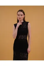 Zero Sleeve Lace Wholesale Blouse - Black | Topshow