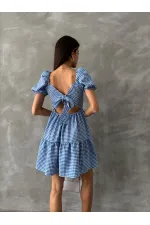 Topshow Blue Pitikare Wholesale Dress